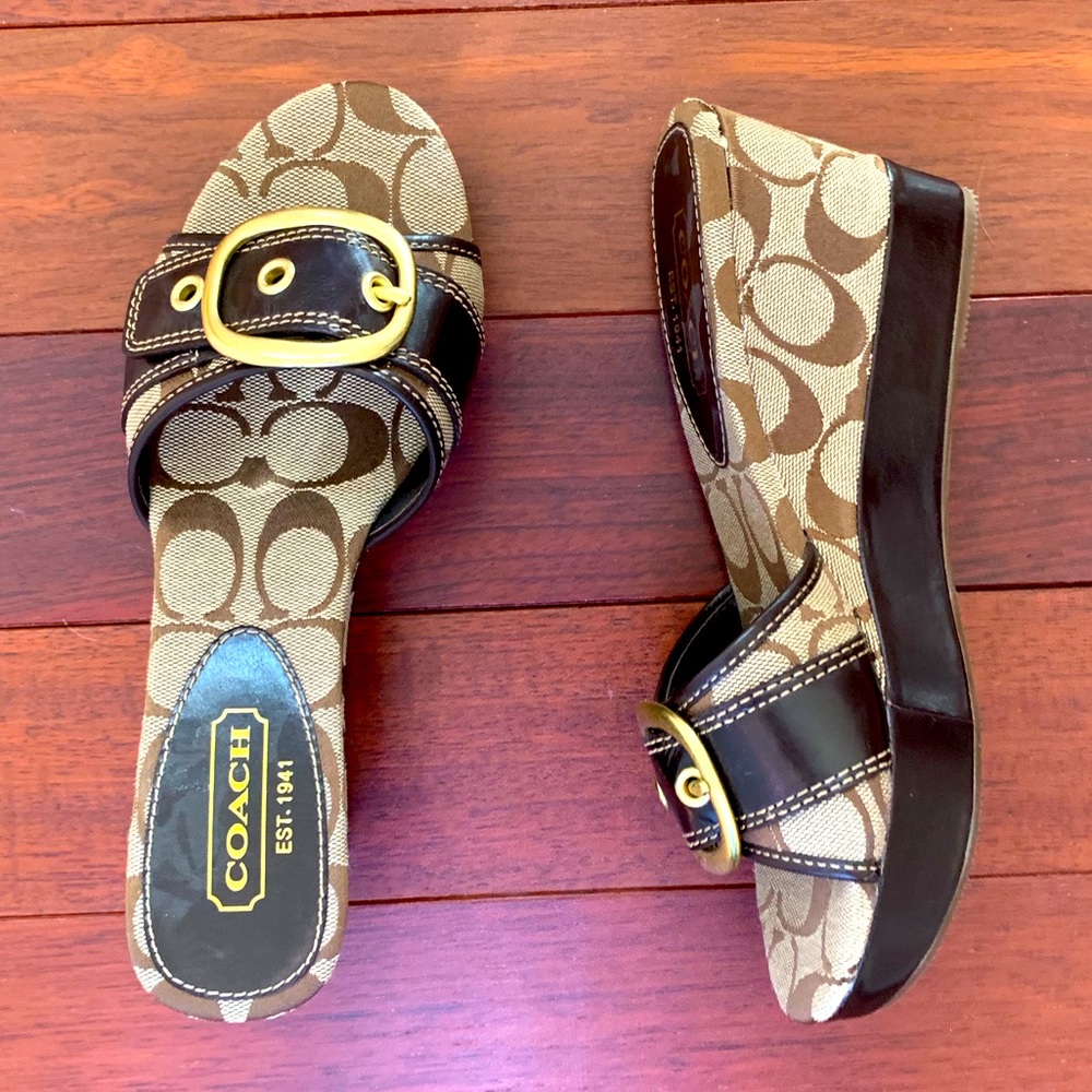 (New) Adorable New Coach Platform Shoes in Size 6.5